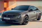 Peugeot 508 Plug-in Hybrid e-EAT8 GT Plug-in Hybrid Turismo Gris Selenium Exterior Frontal-Lateral 5 puertas