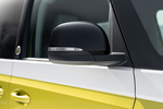 Volkswagen ID. Buzz Batalla Corta 150 kW (204 CV) 77 kWh 5 asientos 1st Edition Veh&iacute;culo comercial Amarillo lima | Blanco Candy Exterior Retrovisor 5 puertas