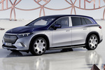 Mercedes-Benz EQS Maybach EQS SUV Maybach EQS SUV Todo terreno Hight-Tech Silver / Nautical Blue Exterior Frontal-Lateral 5 puertas