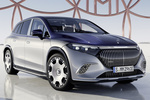Mercedes-Benz EQS Maybach EQS SUV Maybach EQS SUV Todo terreno Hight-Tech Silver / Nautical Blue Exterior Lateral-Frontal 5 puertas