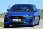 Ford Focus 1.0 EcoBoost MHEV 92 kW (125 CV) ST-Line X Turismo Azul Desert Exterior Frontal-Lateral 5 puertas