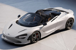 McLaren Super Series 750S Spider 750S Spider Descapotable Ice White Exterior Cenital-Frontal-Lateral 2 puertas