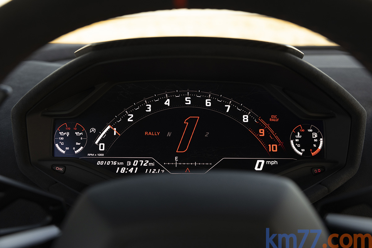 Lamborghini Hurac&Atilde;&iexcl;n Sterrato Sterrato con asientos Nero Ade Coup&eacute; Interior Salpicadero 2 puertas