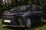 Lexus LM 350h AWD Luxury Monovolumen Negro Graphite Exterior Frontal-Lateral 5 puertas