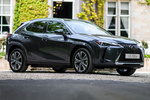Lexus UX 300e Executive e Todo terreno Iridio Sonic Exterior Lateral-Frontal 5 puertas