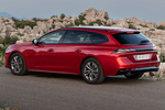 Peugeot 508 SW Allure Plug-in Hybrid e-EAT8 SW Allure Plug-in Hybrid Turismo Elixir Red Exterior Lateral-Posterior 5 puertas