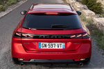 Peugeot 508 SW Allure Plug-in Hybrid e-EAT8 SW Allure Plug-in Hybrid Turismo Elixir Red Exterior Posterior-Cenital 5 puertas