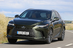 Lexus RX 450h+ Executive Todo terreno Verde Oliva Exterior Frontal-Lateral 5 puertas
