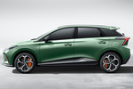 MG MG4 XPower XPower Turismo Racing Green Exterior Lateral 5 puertas