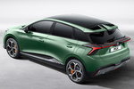 MG MG4 XPower XPower Turismo Racing Green Exterior Cenital-Posterior-Lateral 5 puertas