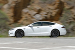 Tesla Model S S Plaid S Plaid Turismo Blanco perla multicapas Exterior Lateral 5 puertas