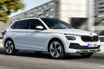 Skoda Kamiq Gama Kamiq Design Todo terreno Blanco Luna Metalizado Exterior Lateral-Frontal 5 puertas
