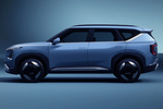 KIA EV5 Gama EV5 Air Todo terreno Frost Blue Exterior Lateral 5 puertas