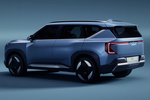 KIA EV5 Gama EV5 Air Todo terreno Frost Blue Exterior Lateral-Posterior 5 puertas