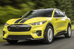 Ford Mustang Mach-E Rally Mach-E Rally Todo terreno Amarillo Grabber Exterior Frontal-Lateral 5 puertas