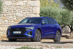 Audi Q8 55 e-tron quattro e-tron S line con Paquete Black  Todo terreno Azul Ultra Metalizado Exterior Frontal-Lateral 5 puertas