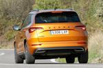 Skoda Karoq 1.5 TSI 110 kW (150 CV) DSG Sportline Todo terreno Naranja Phoenix Exterior Lateral-Posterior 5 puertas