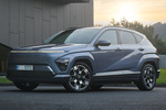 Hyundai Kona Gama Kona Electric Flexx Electric Todo terreno Meta Blue Exterior Frontal-Lateral 5 puertas