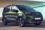 Peugeot Rifter Gama e-Rifter Gama e-Rifter Veh&iacute;culo comercial Sirkka Green Exterior Lateral-Frontal 5 puertas