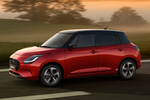 Suzuki Swift 1.2 Mild Hybrid Gama Swift Turismo Rojo Burning Perlado con Techo Negro Exterior Frontal-Lateral 5 puertas