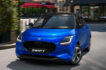 Suzuki Swift 1.2 Mild Hybrid Gama Swift Turismo Frontier Blue Perlado con Techo Negro Exterior Frontal-Lateral 5 puertas
