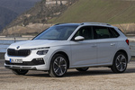 Skoda Kamiq Gama Kamiq Design Todo terreno Blanco Luna Metalizado Exterior Frontal-Lateral 5 puertas