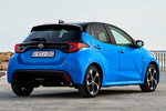 Toyota Yaris Hybrid 130 Premiere Edition Turismo Bi-tono Azul Neptuno Exterior Posterior-Lateral 5 puertas