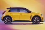 Renault 5 E-Tech 110 kW (150 CV) 52 kWh iconic Cinq Turismo Amarillo Pop! con Techo Negro Exterior Lateral 5 puertas