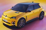Renault 5 E-Tech 110 kW (150 CV) 52 kWh iconic Cinq Turismo Amarillo Pop! con Techo Negro Exterior Cenital-Frontal-Lateral 5 puertas