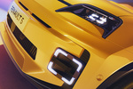 Renault 5 E-Tech 110 kW (150 CV) 52 kWh iconic Cinq Turismo Amarillo Pop! con Techo Negro Exterior Frontal 5 puertas