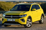Volkswagen T-Cross Gama T-Cross R-Line Todo terreno Amarillo Chilloo&oacute;n Exterior Frontal-Lateral 5 puertas
