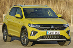 Volkswagen T-Cross Gama T-Cross R-Line Todo terreno Amarillo Chilloo&oacute;n Exterior Lateral-Frontal 5 puertas