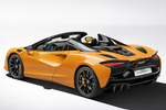 McLaren Artura Gama Artura Spider Pack Carbon Fibre Spider Descapotable Indy Orange Exterior Cenital-Lateral-Posterior 2 puertas
