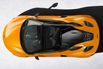 McLaren Artura Gama Artura Spider Pack Carbon Fibre Spider Descapotable Indy Orange Exterior Cenital 2 puertas
