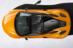 McLaren Artura Gama Artura Spider Pack Carbon Fibre Spider Descapotable Indy Orange Exterior Cenital 2 puertas