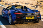 McLaren Artura Gama Artura Spider Pack Carbon Fibre Spider Descapotable Aurora Blue Exterior Lateral-Posterior 2 puertas