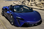 McLaren Artura Gama Artura Spider Pack Carbon Fibre Spider Descapotable Aurora Blue Exterior Lateral-Frontal 2 puertas