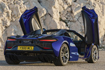 McLaren Artura Gama Artura Spider Pack Carbon Fibre Spider Descapotable Aurora Blue Exterior Posterior-Lateral 2 puertas