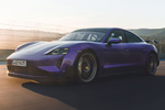 Porsche Taycan Turbo GT con Paquete Weissach Turbo GT con Paquete Weissach Turismo Sky Purple Metallic Exterior Frontal-Lateral 5 puertas