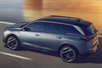 Peugeot 5008 Gama e-5008 GT E-5008 Todo terreno Azul Ingaro Exterior Cenital-Lateral-Posterior 5 puertas