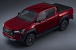 Toyota Hilux GR Sport II GR Sport II Pick up Rojo Vulcano Exterior Cenital-Frontal-Lateral 4 puertas