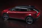 Alfa Romeo Junior Elettrica 175 kW (240 CV) Elettrica Veloce Todo terreno Rojo Brera con Techo Negro Exterior Cenital-Lateral-Posterior 5 puertas