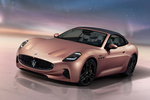 Maserati GranCabrio Folgore Folgore Descapotable Rose Gold Exterior Frontal-Lateral 2 puertas