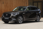 Mazda CX-80 E-Skyactiv PHEV AWD Takumi PHEV Todo terreno Jet Black Exterior Frontal-Lateral 5 puertas