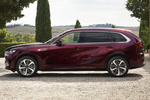 Mazda CX-80 E-Skyactiv PHEV AWD Takumi Plus PHEV Todo terreno Artisan Red Exterior Lateral 5 puertas