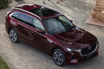 Mazda CX-80 E-Skyactiv PHEV AWD Takumi Plus PHEV Todo terreno Artisan Red Exterior Cenital-Lateral-Frontal 5 puertas