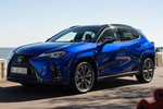 Lexus UX 300h AWD F Sport+ 300h AWD Todo terreno Sapphire Blue Bitono Exterior Frontal-Lateral 5 puertas
