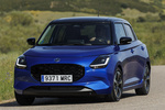 Suzuki Swift 1.2 CVT Mild Hybrid S3 CVT Turismo Frontier Blue Perlado con Techo Negro Exterior Frontal-Lateral 5 puertas