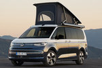 Volkswagen T7 California eHybrid 4MOTION California eHybrid 4MOTION Veh&iacute;culo comercial Candy White / Azul Starlight Exterior Frontal-Lateral 5 puertas