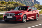 BMW Serie 3 330e Touring M Sport Turismo familiar Rojo Fire Red metalizado Exterior Frontal-Lateral 5 puertas